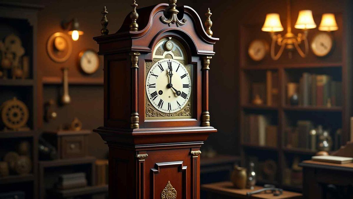 Grandfather clock repair example from Antique Clock Repair CA